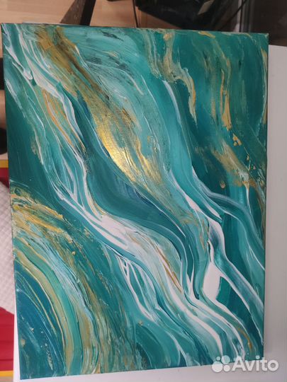 Картина абстракция акрил