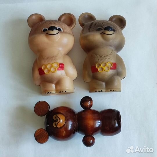 Игрушка СССР Олимпийский мишка 1980 Олимпиада 80