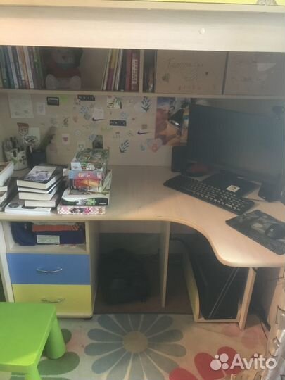 2х ярусная кровать с матрасом