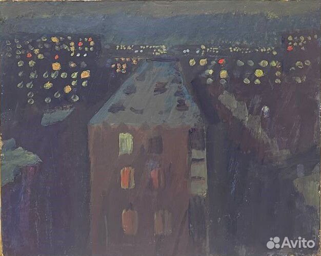 Березовский ад Зимний вечер км 40х50 1982