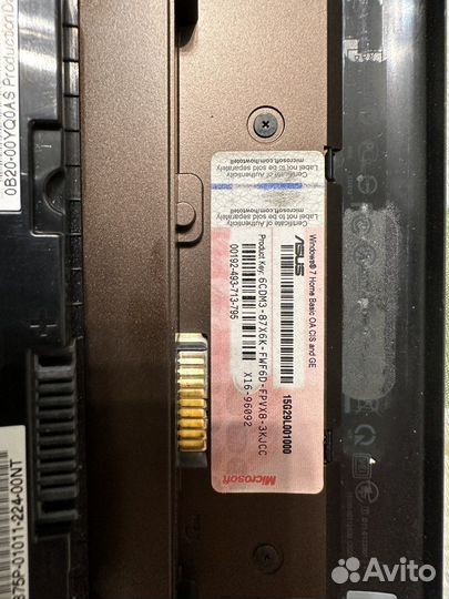 Ноутбук Asus eee pc 1025c