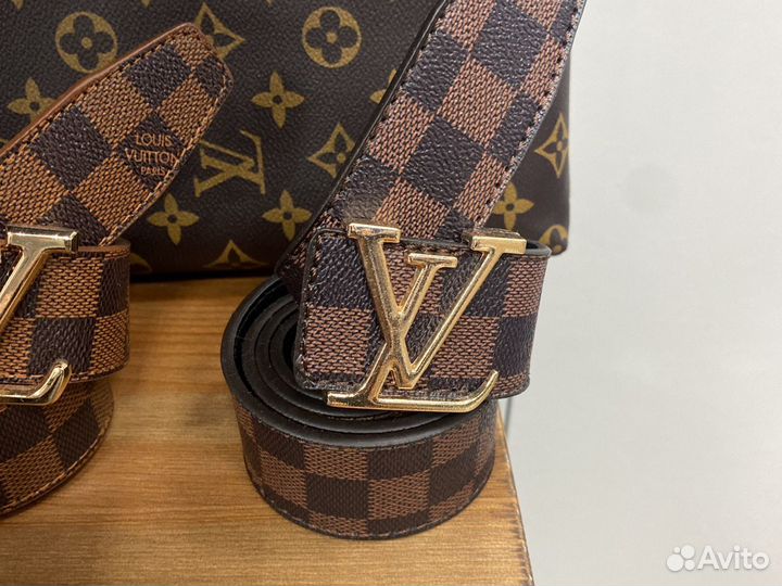 Ремень мужской louis vuitton новый