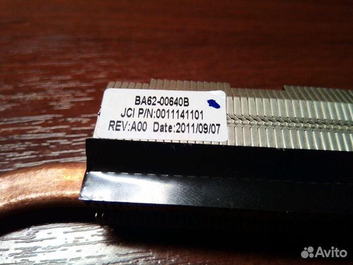 Радиатор охлаждения процессора ноутбука samsung