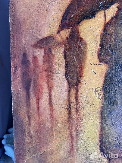 Картина маслом городской пейзаж 60/50 см