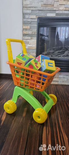 Тележка продуктовая+мяч