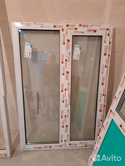 Балконный блок с дверью пластиковый