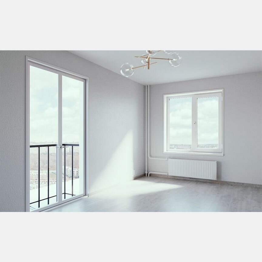 2-к. квартира, 55,4 м², 2/12 эт.