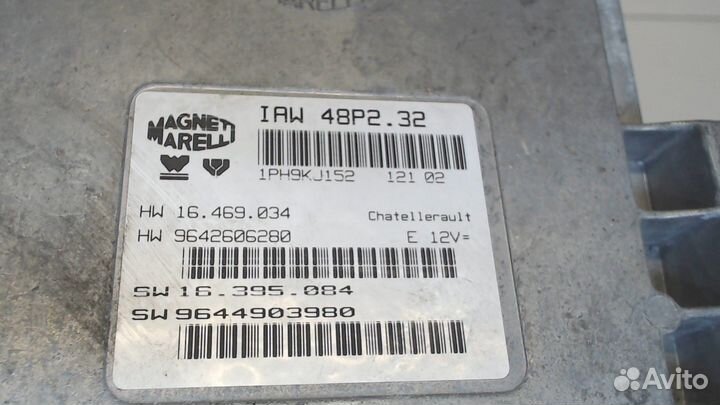 Блок управления двигателем Citroen C5, 2002