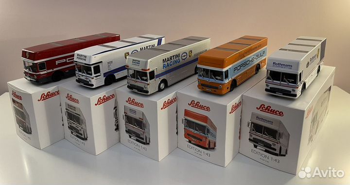 Mercedes-Benz O 317 Renntransporter Porsche 1:43