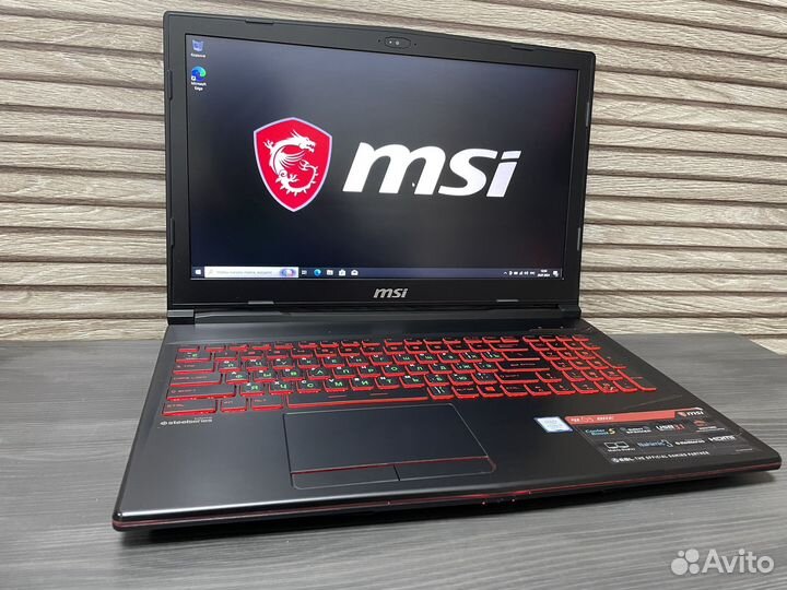 Игровой ноутбук MSI (i5-8300/16GB/GTX 1060 6GB)