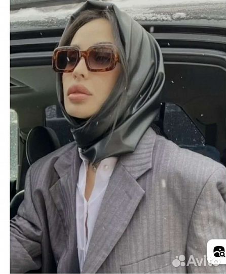 Косынка кожаная