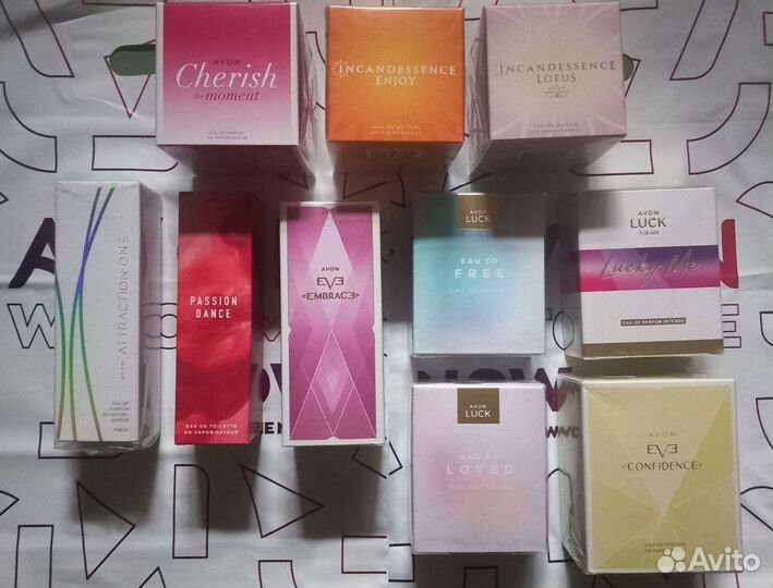 Духи, спреи для тела, крема anew, avon