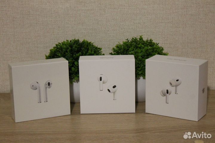 Apple Airpods 2 / 3 / Pro 2 + чехол, гарантия