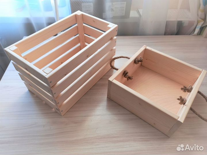 Ящики деревянные подарочные