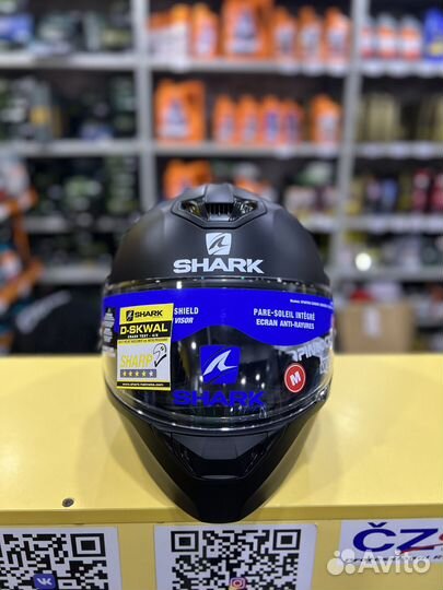 Мотошлем shark D-skwal 2 Blank MAT KMA