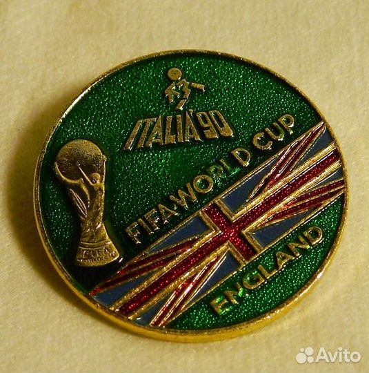 Значок чм 1990 сборная Англии