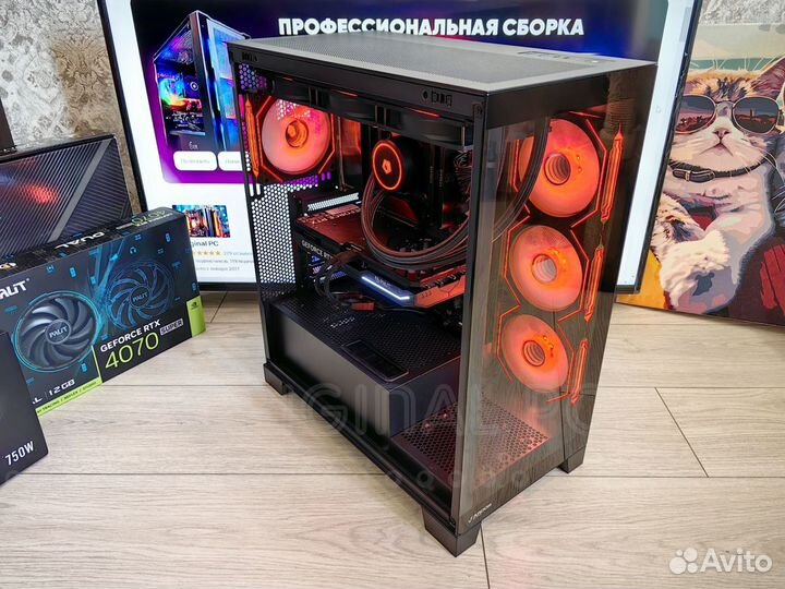 I7 14700, RTX 4070 Super, 8000Gb. Мощный, новый пк