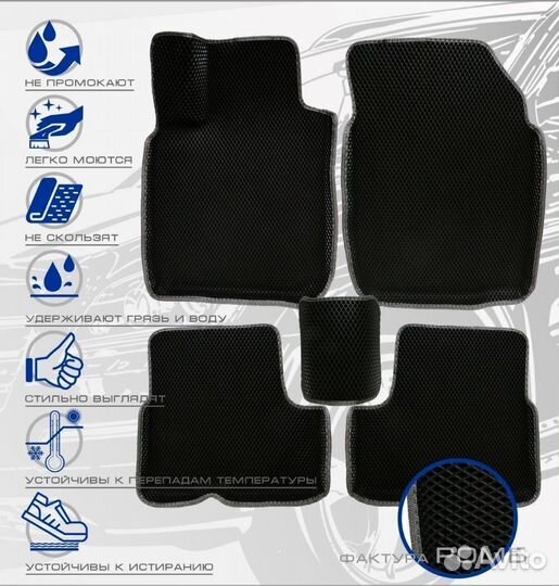 3D коврики ева KIA Sorento Prime 2014-2020