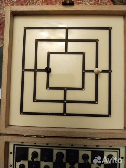 Шахматы деревянные дорожные СССР