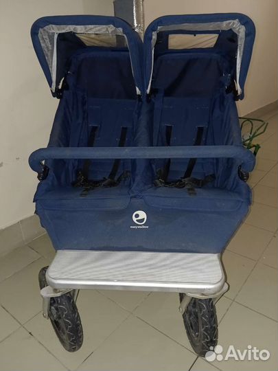 Коляска для двойни погодок 2в1 easywalker DUO