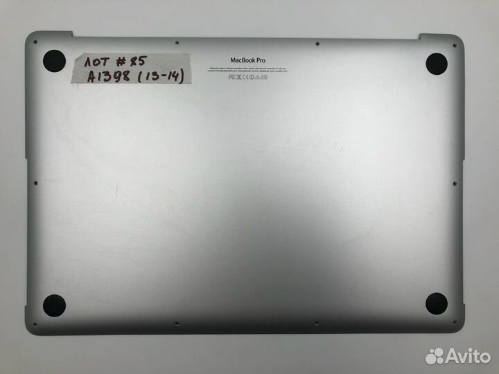 Нижняя крышка MacBook A1398 (2012-2013) Б/У