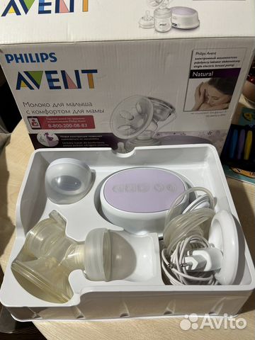 Молокоотсос avent электрический