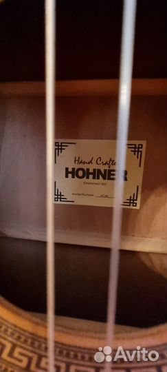 Классическая гитара hohner hc06