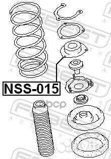 Опора амортизационной стойки перед прав/лев