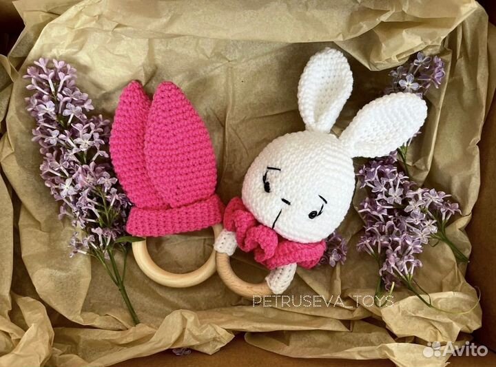 Вязаные игрушки ручной работы для детей