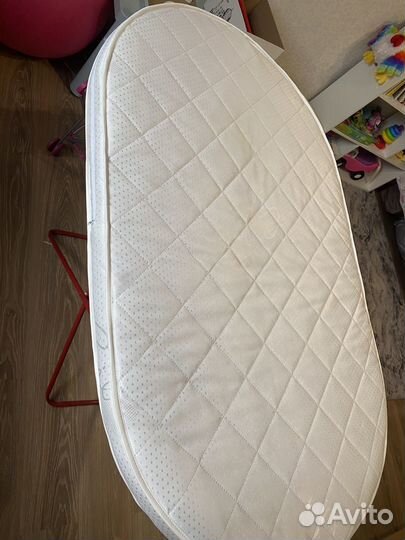 Матрас овальный 125*75 идеальное состояние