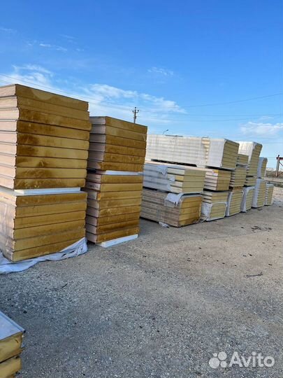 Сэндвич панели новые 100мм