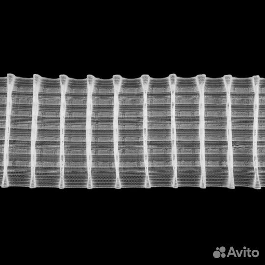 100м Шторная лента тесьма многокарманная прозрачн