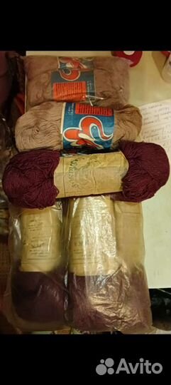 Пряжа для вязания ч/ш СССР