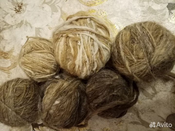 Изделия из пряденой собачьей шерсти