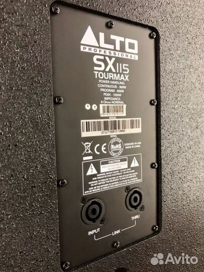 Alto SX115 tourmax passive speaker в Наличии