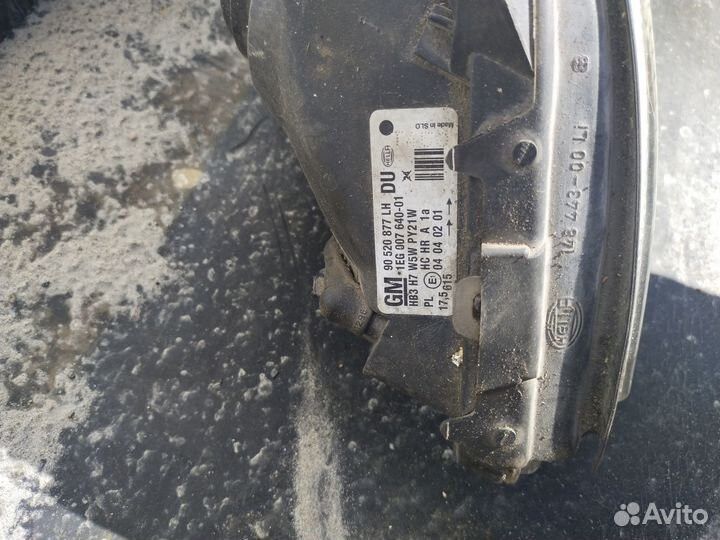 Фары opel астра g