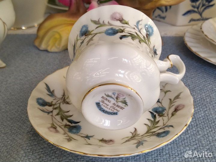 Винтаж, кофейная пара Royal Albert Brigadoon