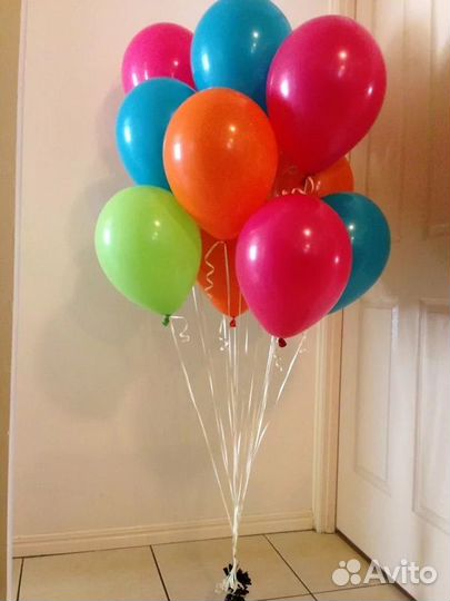 Надую шары гелием