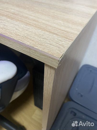 Компьютерный стол дуб сонома / белый