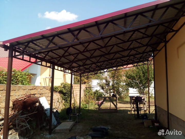 Навесы, оградки, беседки, террасы.Сварочные работ