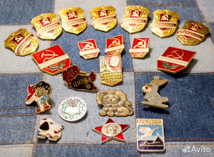 Советские значки СССР (подробное описание)