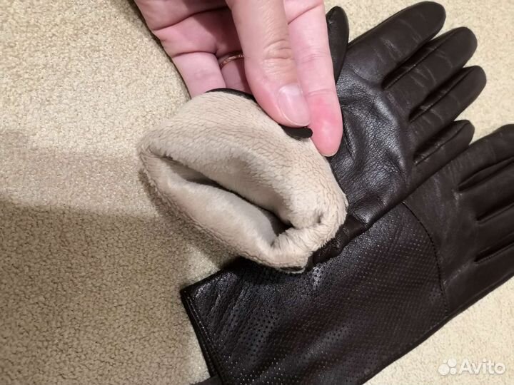 Перчатки кожанные