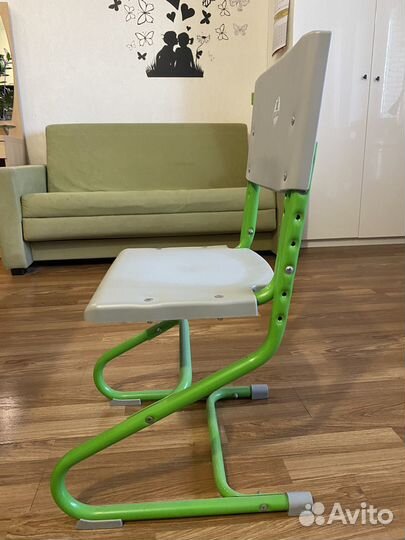 Растущая парта и стул деми б/у