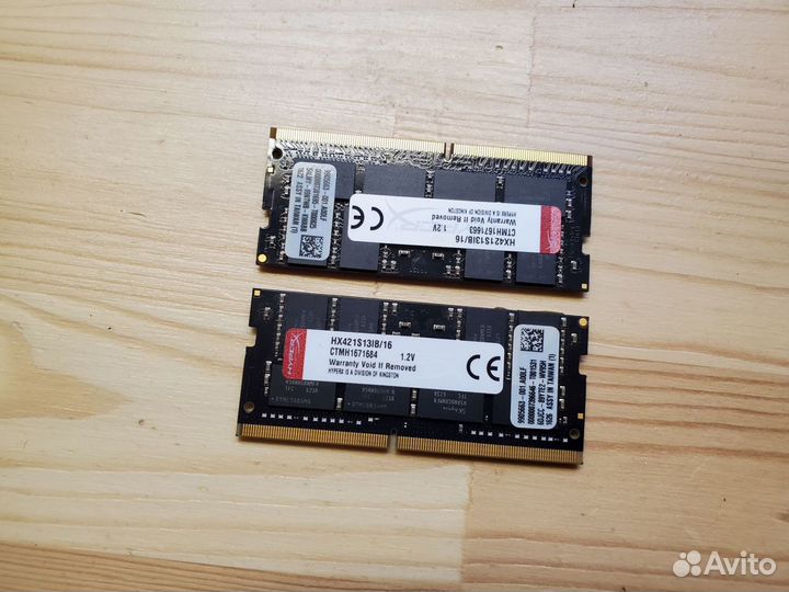 Оперативная память для ноутбука DDR4 Kingston 32gb