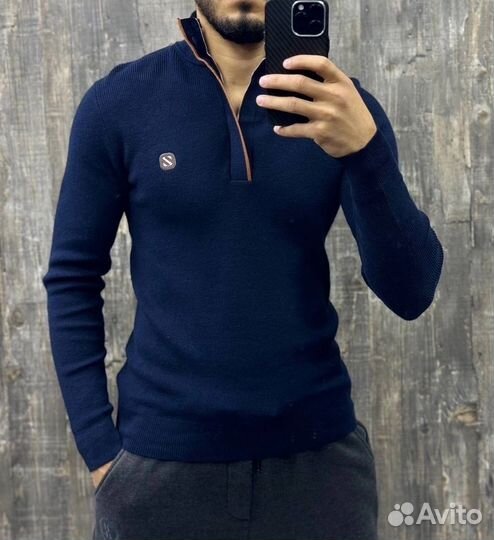 Свитер под горло для повседневного ношения