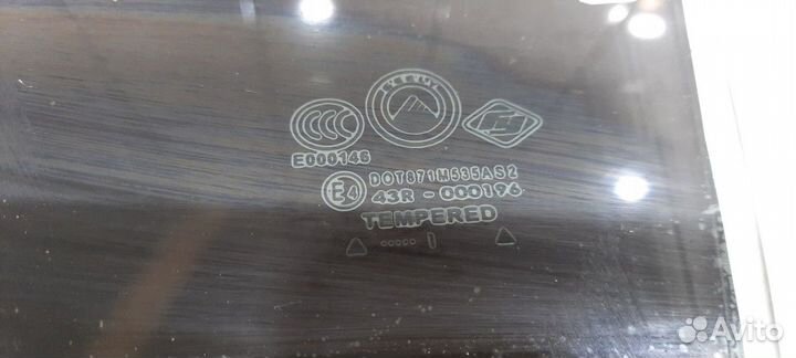 Стекло двери заднее левое (Geely MK)