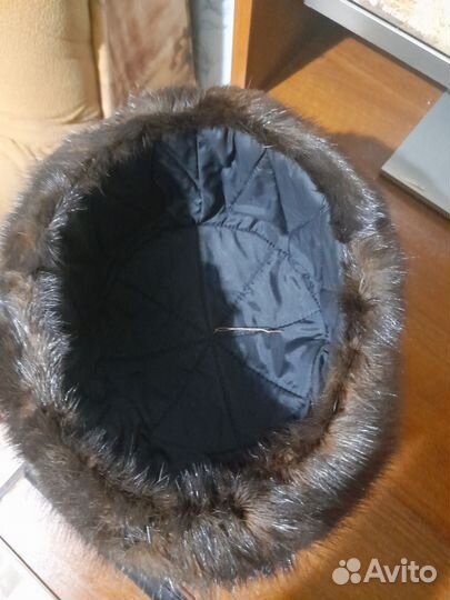 Норковая шапка мужская