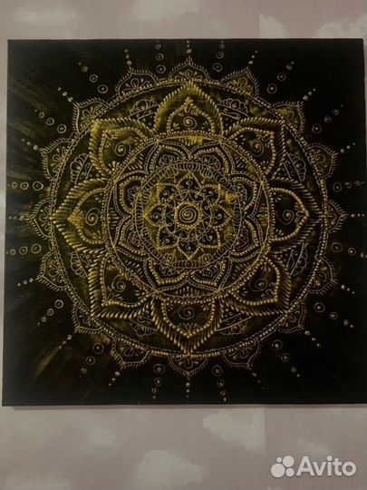 Мандала на холсте