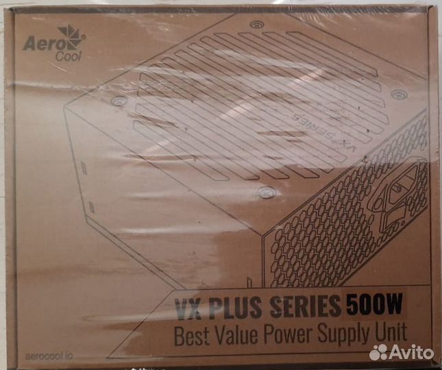 Блок питания AeroCool VX plus (ATX500W120mm) Новый