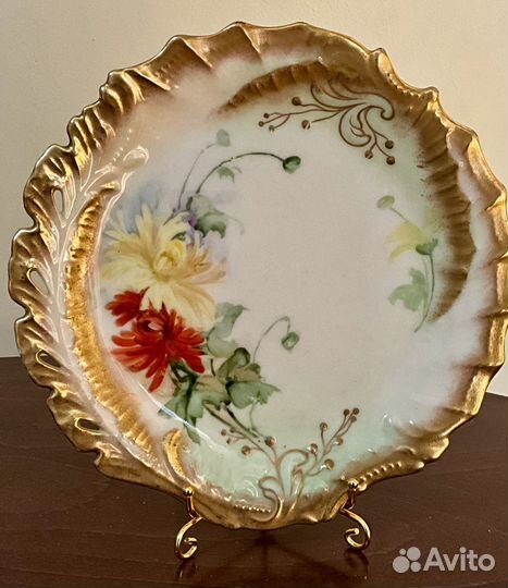 Антикварная тарелка. Цена за одну. Nautilus